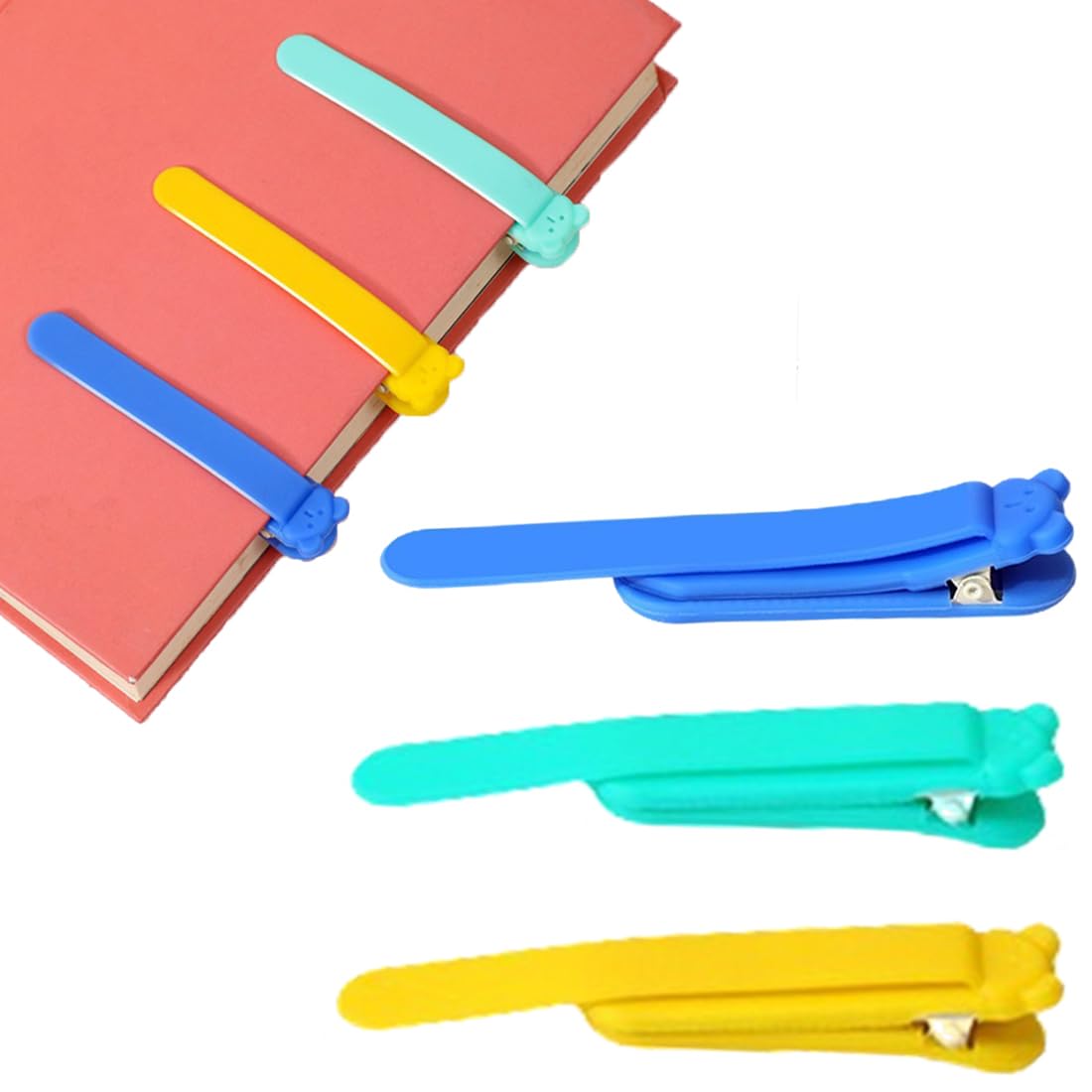 PRAOFRT 3 Piezas Marcapáginas infantiles para estudiantes, niños, niñas, amantes de los libros, marcapáginas personalizados, marcapáginas infantiles, marcapáginas especiales