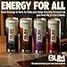 BUM Zero Sugar Energy Drink Variety Pack – Root Beer, Dr. Bum, Cola & Grape – Lightly Carbonated Sports Beverage with Natural Caffeine & Citicoline for Focus & Energy – 12 fl oz (12-Pack)