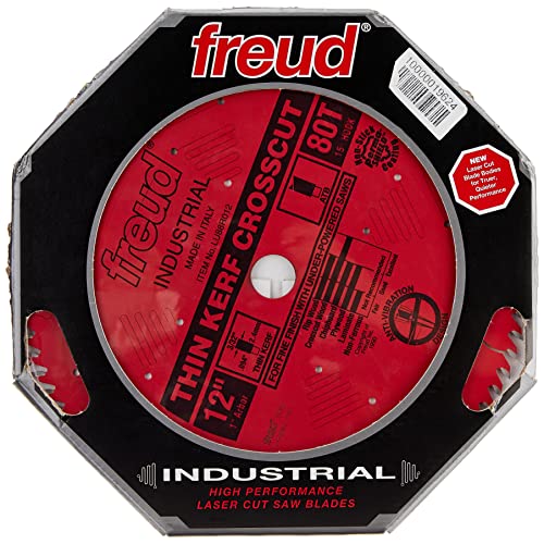 Freud Lu88R012: 12" Thin Kerf Fine Finish Crosscut Blade #TOP2