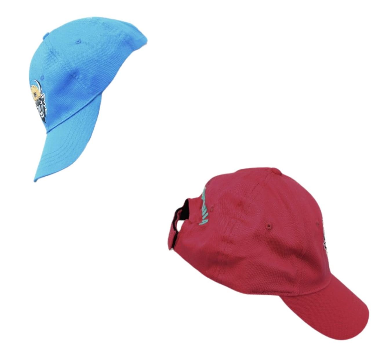 BISON INDIA Unisex Soft Cotton Adjustable Cap for Men & Women Freesize Baseball Caps (Pack of 2)