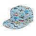 LAOLUCKY Gorra de béisbol clásica unisex con visera plana y gorra de camionero Hip Hop para papá