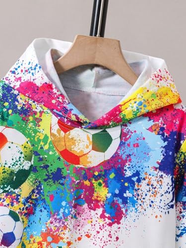 Image of Boys Humour and Comic Printed Long Sleeves Sweatshirt, Cotton Blend, Hooded Neck