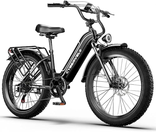 YorkE 26“ Electric Bike for Adult,750W Peak, up 80 Miles Removable Battery Ebike,Adult Electric Bicycles for All Terrain,Men Women E Bike, 7-Speed image 13