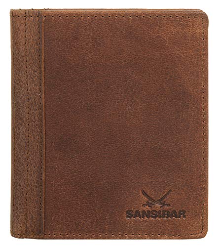 Preisvergleich Produktbild Sansibar Sylt Geldbörse Echt Leder braun Herren, Damen - 019721