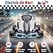 Wanan 36V Electric Go Kart with Adjustable Seat, Licensed BMW Drift Kart with Dual 2 x 300W Motors, Crazy Go Cart for Kids Ages 6-12, Cool LED Lights, Drift Mode and 2 Speeds (Grey)