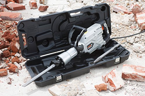 Meister Stemm- und Abbruchhammer 1700 W, MDH1700-1 - SDS-Hex Aufnahme - 50 Joule Schlagenergie - Antivibrationsgriff… – Bild 4