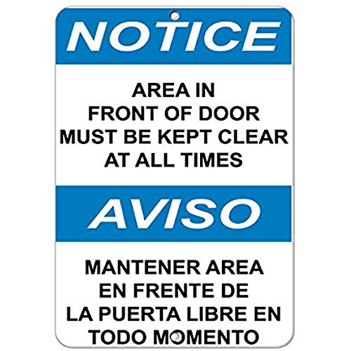 Señal de aluminio de 12 x 8 hojas, con texto en inglés "Notice Board No Trespassing Hunting Fishing Trapping Under Penalty of Law"