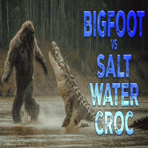 Page de couverture de Bigfoot vs Salt Water Croc