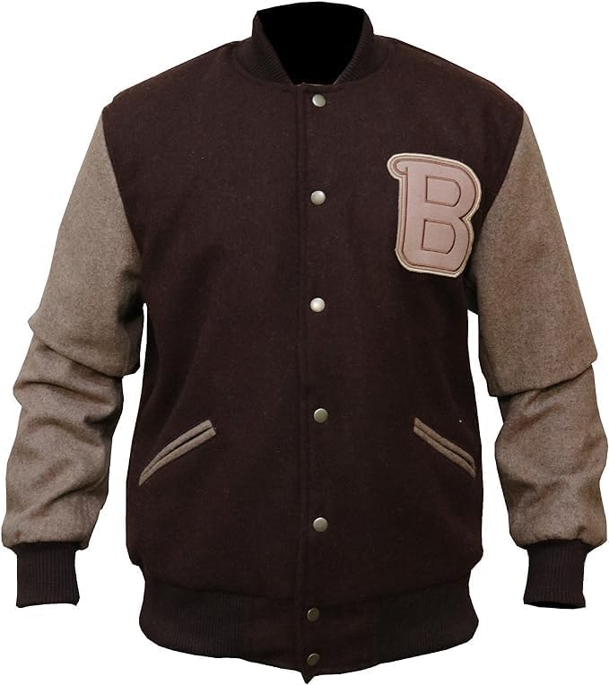 Miami Appealing Flight Bomber Varsity Jacket, B logo Varsity Jacket