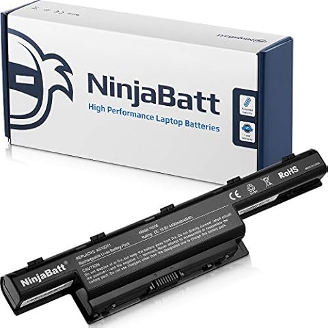 NinjaBatt Battery for Acer AS10D31 AS10D51 AS10D56 AS10D75 AS10D81 AS10D61 AS10D41 AS10D73 AS10D71 AS10D3E Aspire 5250 5733z 5750 7741 5733 5755 5253 - High Performance [6 Cells/4400 mAh/48WH] Cover