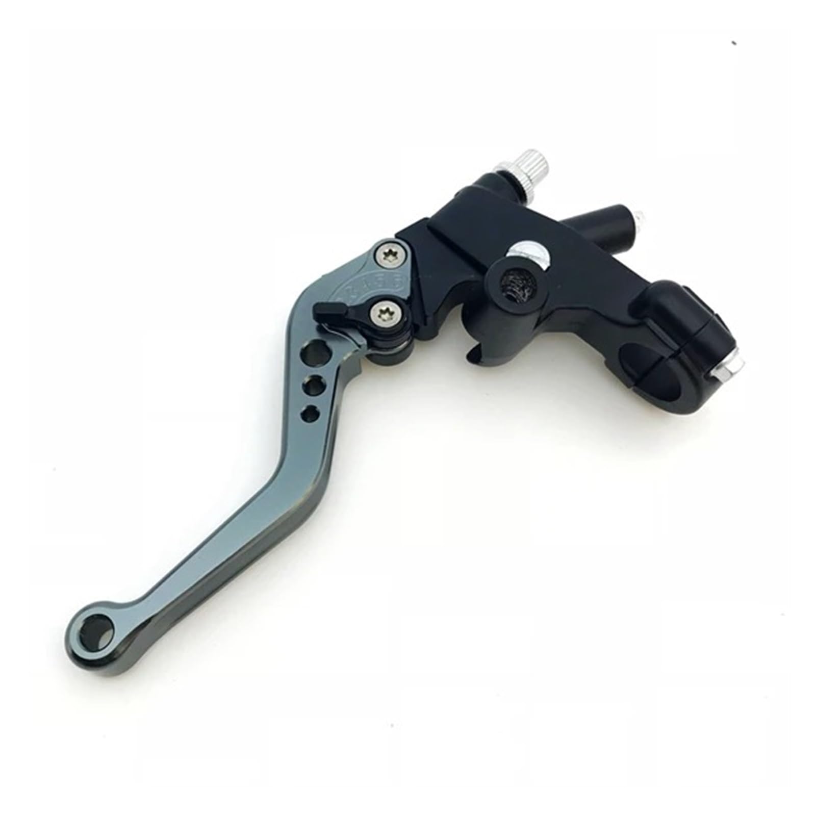 Jwqebns Grey Motorcycle Brake Clutch Levers For Msx125 For Nanja250 For Suzuki For Kawasaki For Triumph Universal 8 Colors 22Mm 7/8" Handlebar Cable Clutch Lever Line(Grey)