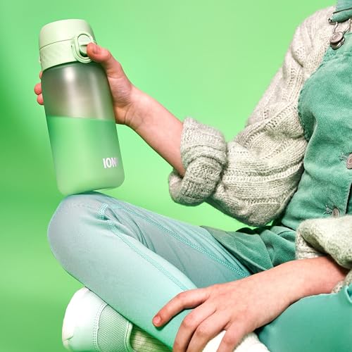 Ion8 Kids Water Bottle, 350 ml/12 oz, Leak Proof, Easy to Open, Secure Lock, Dishwasher Safe, BPA Free, Carry Handle - Image 2
