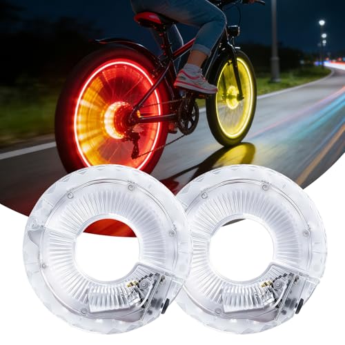 Contenuto della confezione: Riceverai 2 Luci a LED per Mozzo Della Ruota Ricaricabili USB. Le Luci a LED per Mozzo Della Ruota Ricaricabili USB sono un accessorio essenziale per i monopattini per bambini, garantendo la loro sicurezza durante la guida notturna.
