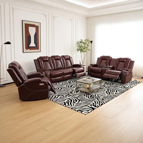 Plithzy Power Recliner Sofa Set