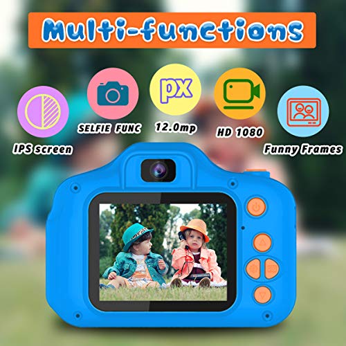 Dylanto SKT-ETXJ-ORANGE Upgrade Kids Selfie Camera, Christmas Birthday Gifts For Boys Age 3-9, Hd Digital Video Cameras For Toddler thumb #1