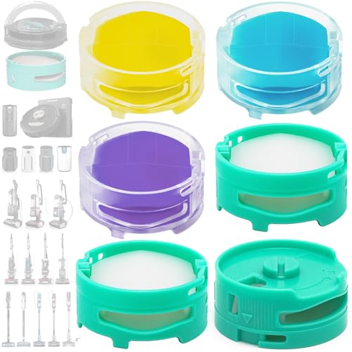 [6 Pack] Odor Neutralizer Technology Replacement Cartridges: Compatible with Shark AZ3000 AZ3002 HZ3000 HZ3002 HZ702 IZ862H IZ562H ZD550 ZU102 LA702 Vacuum Cleaner & Air Purifier - 1541FC3000 Mix