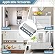 Taoduod 6 Stück Drucktüröffner Push to Open Türöffner Push to Open Magnet Schranktür Edelstahl Softclose Türdämpfer Magnetischer Schrank Türöffner Stoßdämpfer Schublade Druckschnapper Öffner Druck