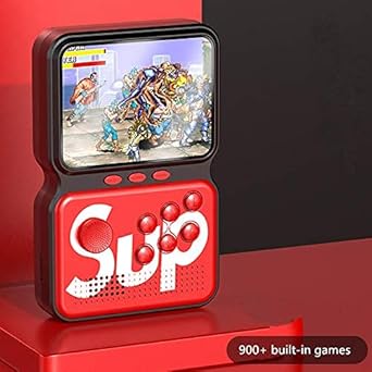 New World 16-bit Arcade Classic Retro Game Console - Handheld Games - TV Compatible - Birthday Present for Kids and Adults - Random Color - image, photos