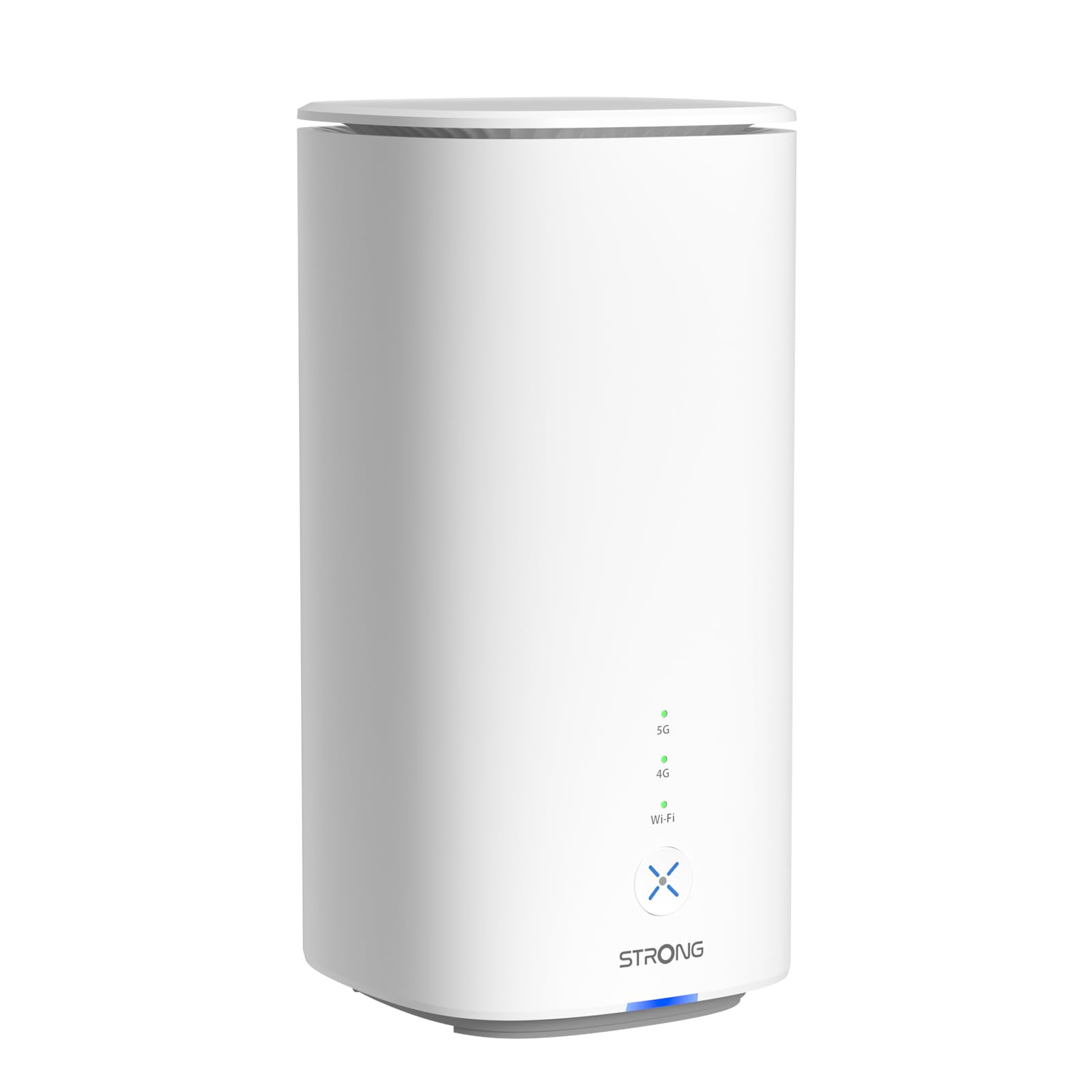 STRONG Wi-Fi Router 5G, scheda SIM Wi-Fi 7 BE3600 con modem Qualcomm Dragonwing 5G, Wi-Fi senza fibra ottica fino a 3,6 Gbps, porte Gigabit WAN/LAN, NFC One-Tap, WAN Failover, bianco