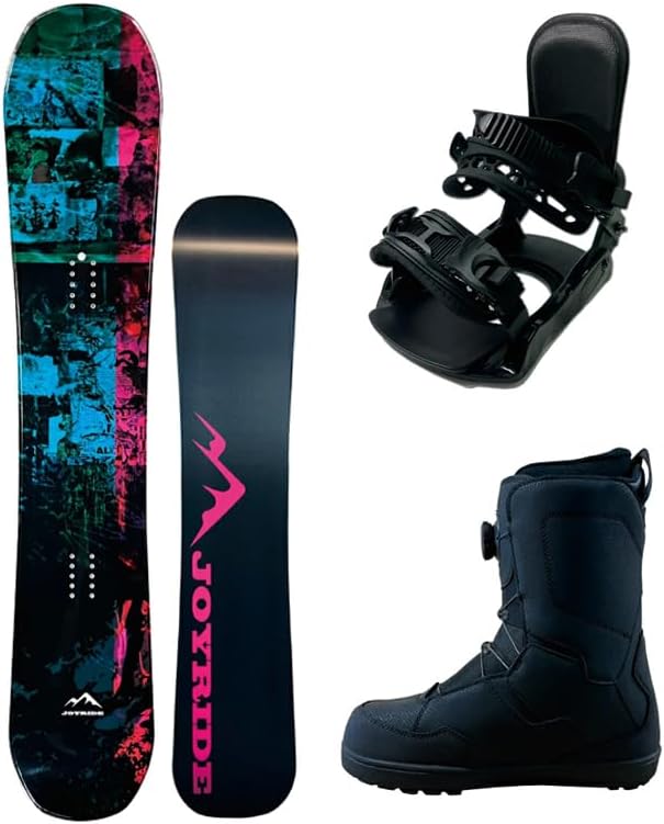 LASTARTS ブラック スノーボード　BOAブーツ 24.5〜25.0cm スノースクート FLUX DSリミテッド ビンディング Lサイズ GOLDEN OAK