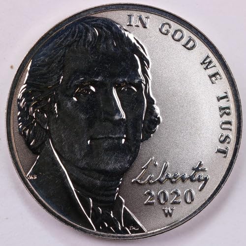 Hall of Fame Sports Memorabilia - 2020 W Reverse Proof Jefferson