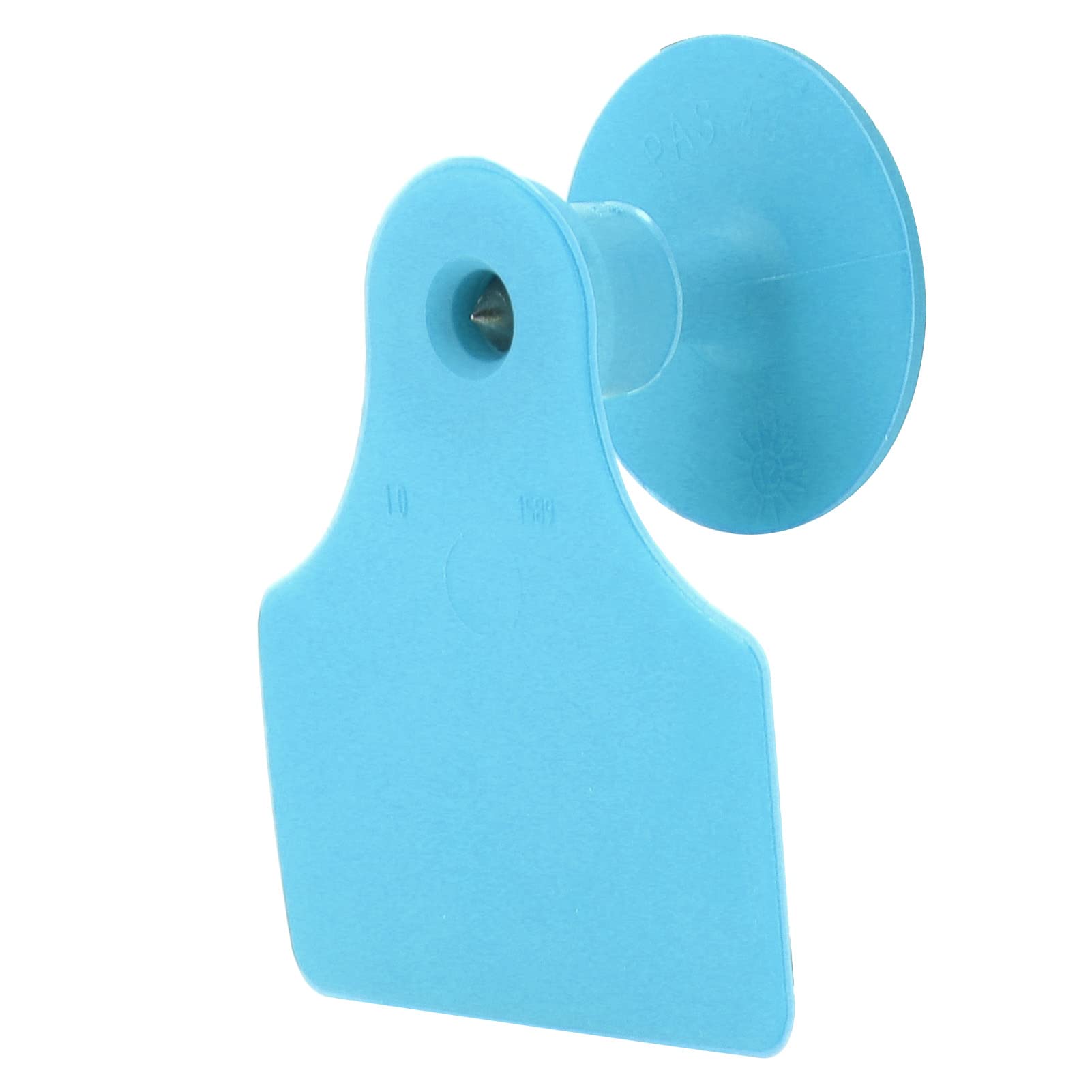 Wakects Kolczyk do Ucha Plastikowa Pusta Etykieta z Uchem świni 100 Zestawów 5 X 4 Cm z Dołączonymi Szpilkami dla Owiec Bydło świnie Identyfikacja Zwierząt Gospodarskich Hodowla w Gospodarstwie (BLUE)