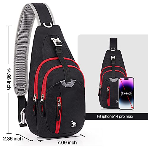 Kimlee KCB4112 Oiwas Sling Bag Crossbody Bags Men, Travel Hiking Chest Daypack thumb #1