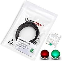 Vista 15 de CHANZON (5 colores x 20 piezas = 100 piezas 1206 SMD LED diodo luces surtidas kit (mini chip 0.126 in x 0.063 in para PCB DC 20mA) lámparas