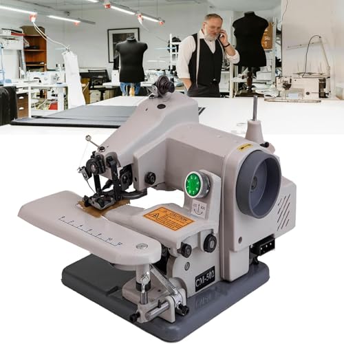 LSBHPPD Máquina Coser Puntada Invisible Portátil Máquinas Dobladillo Puntada Ciega Máquina Coser Alteración Dobladillo Pantalones,1200 Puntadas por Minuto Longitud Puntada 3-8 Mm