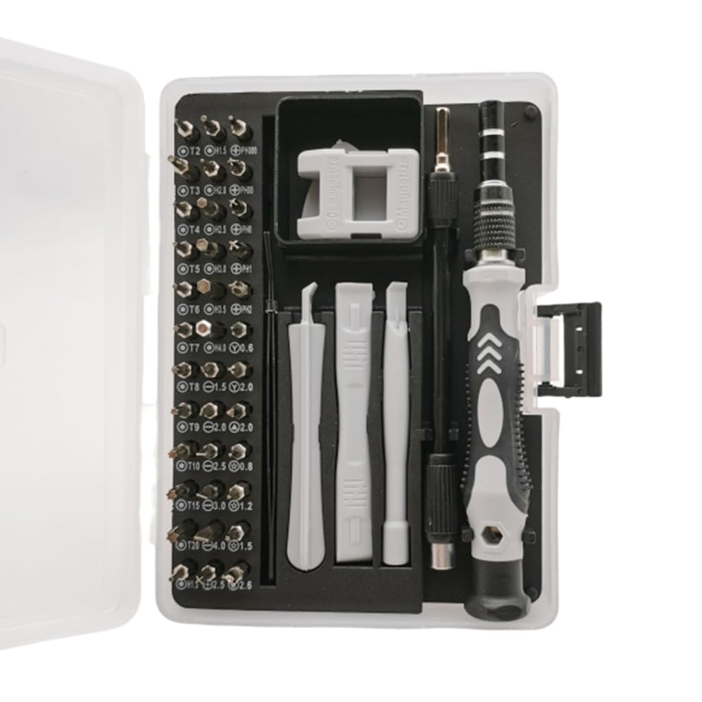 Kit de reparación Mini Completo, 45 Piezas, Juego de Destornilladores de precisión para el hogar, la Oficina, Herramienta de reparación magnética de Dispositivos electrónicos(