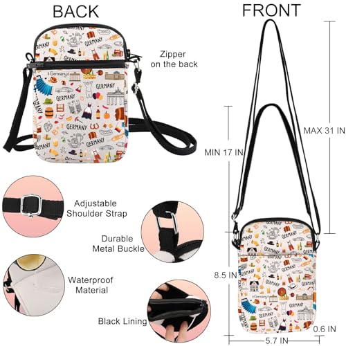 JNIAP Germany Crossbody Bag and Purse - Vacation Gift and Themed Gifts for Germany Trip2