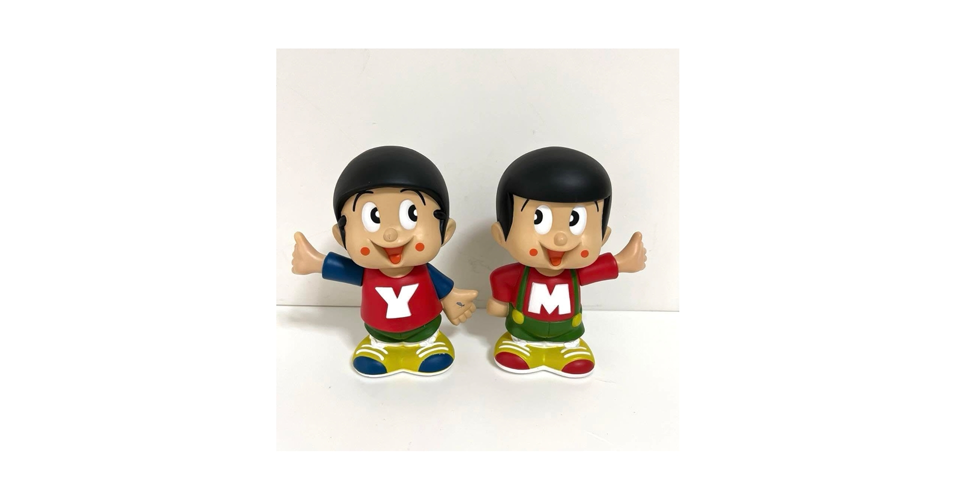 Amazon.co.jp: ヤンボーマーボー ヤン坊マー坊 ペア 貯金箱 レトロ