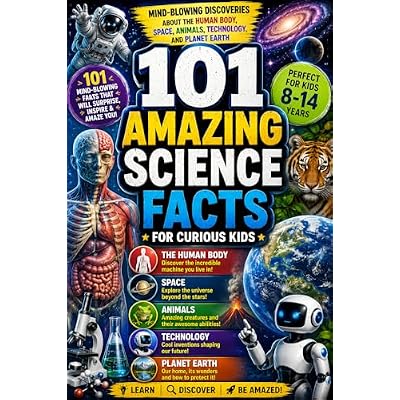101 Amazing Science Facts for Curious Kids: Mind-Blowing Facts About the Human Body, Space, Animals, Technology, and Planet Earth