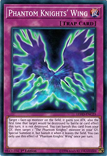 yugioh deck phantom knight Amazon.com: Yu-Gi-Oh! - Phantom Knights' Wing - LEHD-ENC23 - Common - 1st  Edition - Legendary Hero Decks