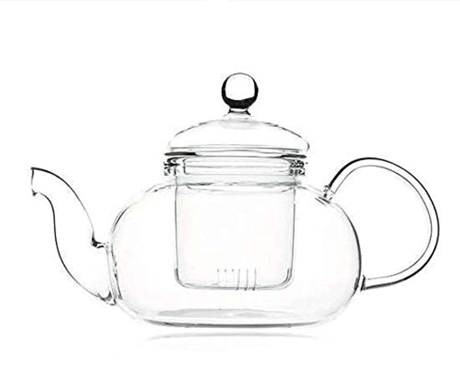 800ml Handmade Clear Glass Teapot