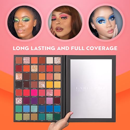 LaRoc “The Artistry Book” - Makeup Eyeshadow Palette/Makeup Palette Set of 48 Colours in Matte and Shimmer Make Up Palette, High Impact Eye Palette Makeup - Image 5