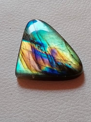 Labradorite naturelle cabochon 26x34mm pour création de bijoux DIY - 5