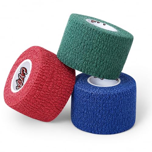 Tape Crossfit – CATGRIPS – Cinta Crossfit para Dedos, Adhesiva y Flexible, Esparadrapo Deportivo para WODs, Halterofilia, Hook Grip Tape (Storm, 3 Rollos de 4.5m x 3.8cm)