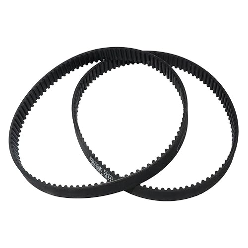 Miniatura 4 de BEMONOC 2 unidspaquete HTD 5M correas dentadas de goma de lazo cerrado 18.898 in longitud 96 dientes 0.591 in ancho industrial correa dentada