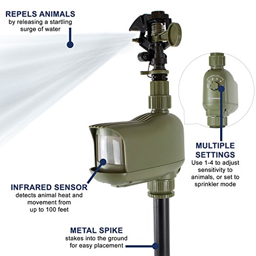 Havahart 5277 Critter Ridder Motion-Activated Animal Repellent & Sprinkler, 4 Pack Havahart 5277 Critter Ridder Motion-Activated Animal Repellent & Sprinkler, 4 Pack