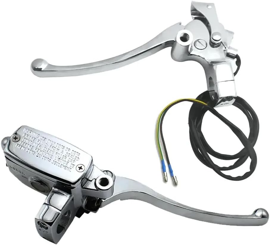 Brake Master Cylinder Set 25mm Handlebar Compatible with Baron BMS Retro Scooter Models Aftermarket Replacement(Right)