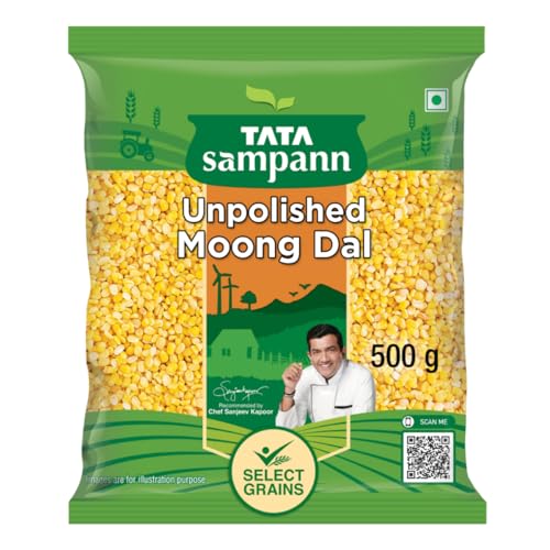 Image of Tata Sampann Unpolished Moong Dal (Split), 500gm