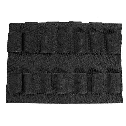 Outdoor Shooting Gear Tactical Molle Magazine Mag Pouch Cartridges Holder Ammunition Carrier Ammo Shell Shotgun Bullets Shotshell Reload - Black