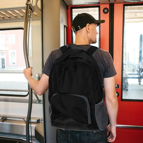 Image of Eccliy 50 Pack Backpacks in Bulk 17 Inches Wholesale Back Pack Basic Backpack for adult Lightweight Outdoor Travel Bookbags(Black)