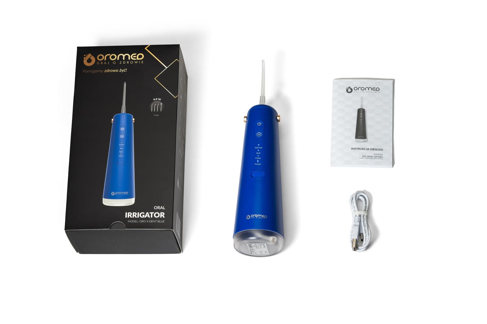 Irrigador Dental Oromed Oro-X DENT Blue - Marca: Oromed - EAN: 5904305746890