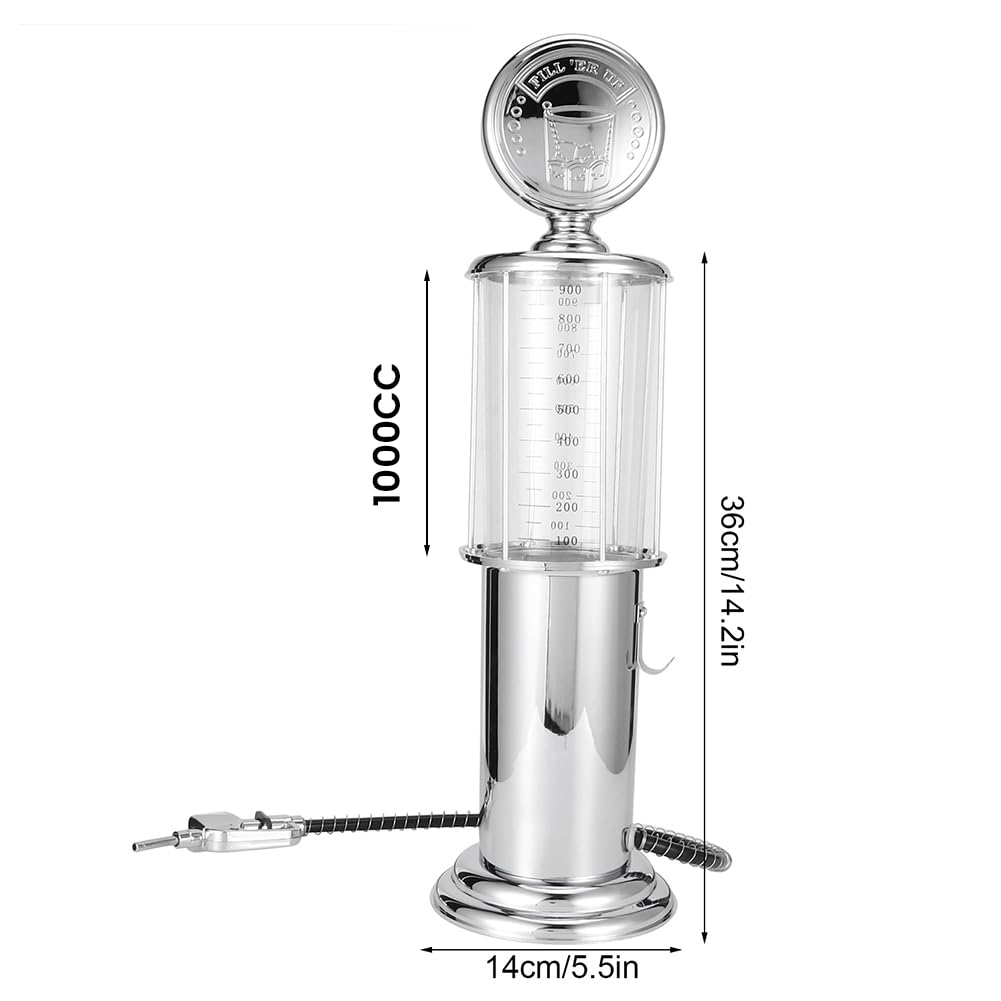 Glomora Liquor Dispenser, for Vodka, Rum, Wine, Tequila or Scotch Decanter 1000cc