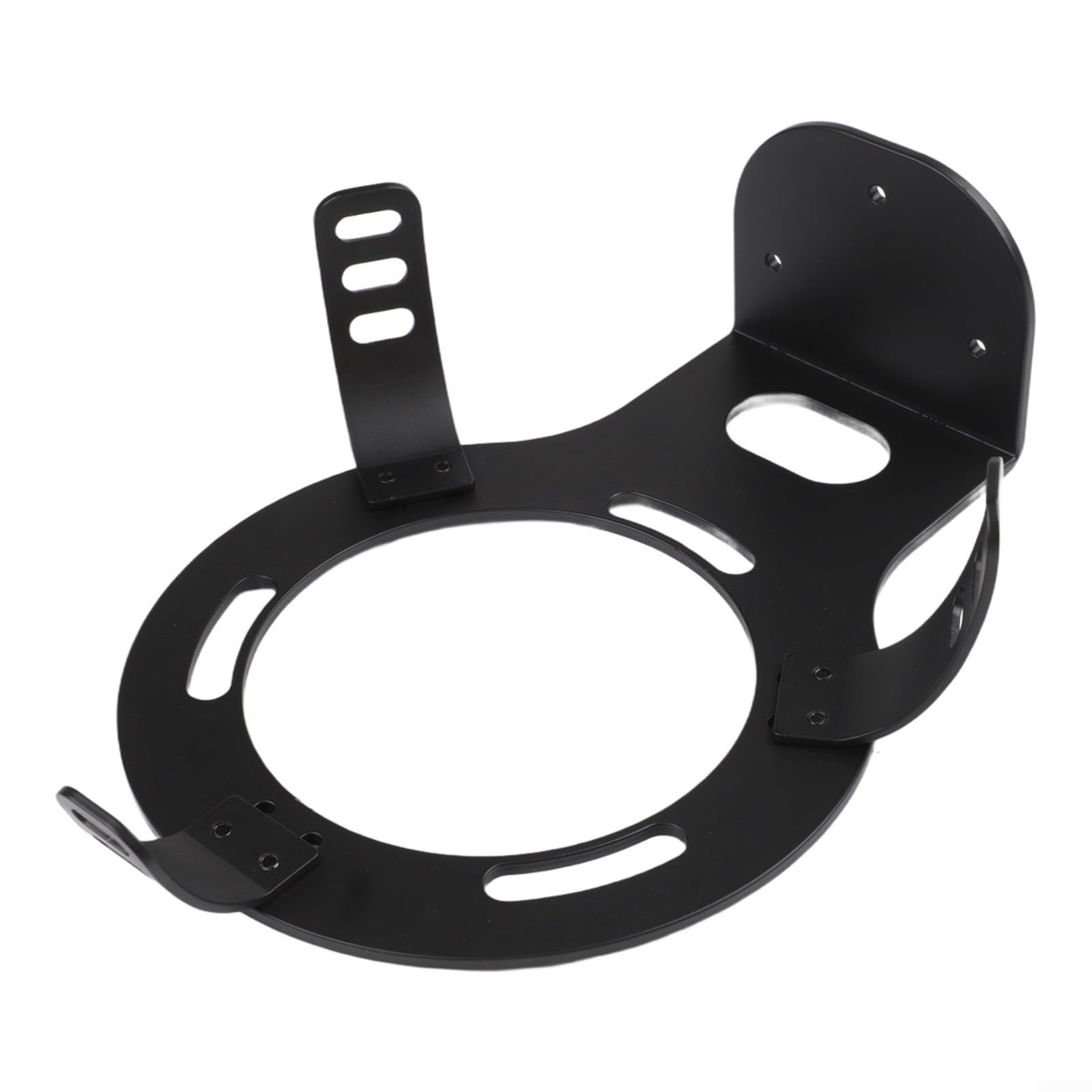 Stabile Wandhalterung aus Metall kompatibel mit für harman für kardon Auro Studio 5, einfache Montage, elegante schwarze Optik, 25x19x8 cm(Black)