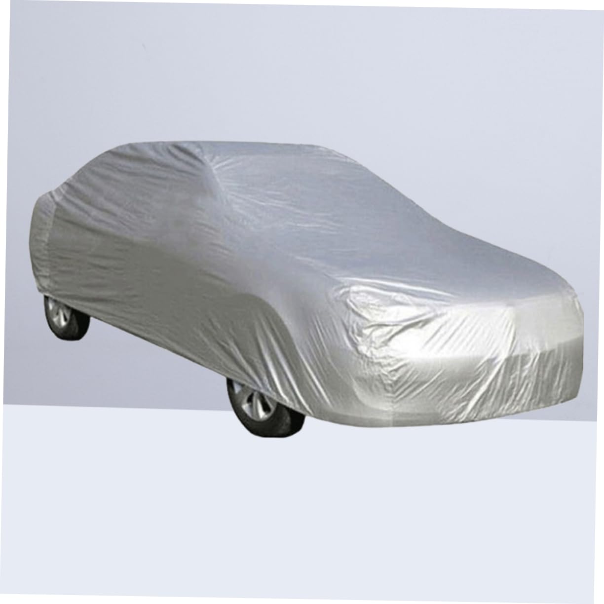 VINTORKY Waterproof Car Cover Universal Fit Silver Dustproof and Sunscreen Protection — view 6