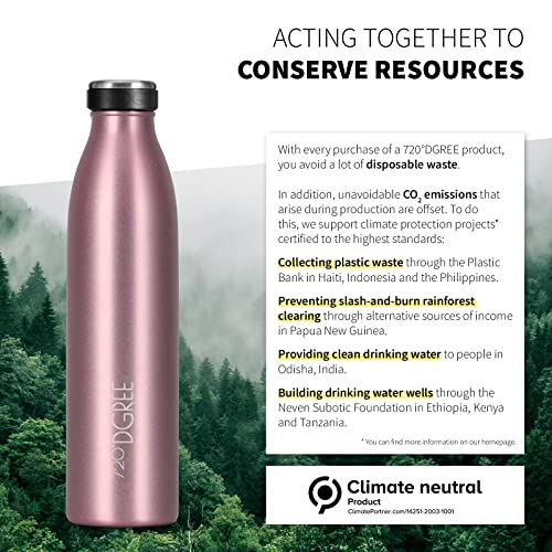 720°DGREE Vaccum Insulated Water Bottle “milkyBottle“, 500 ml, BPA-Free, Leakproof, Thermo Stainless Steel Flask, Kids - Image 4