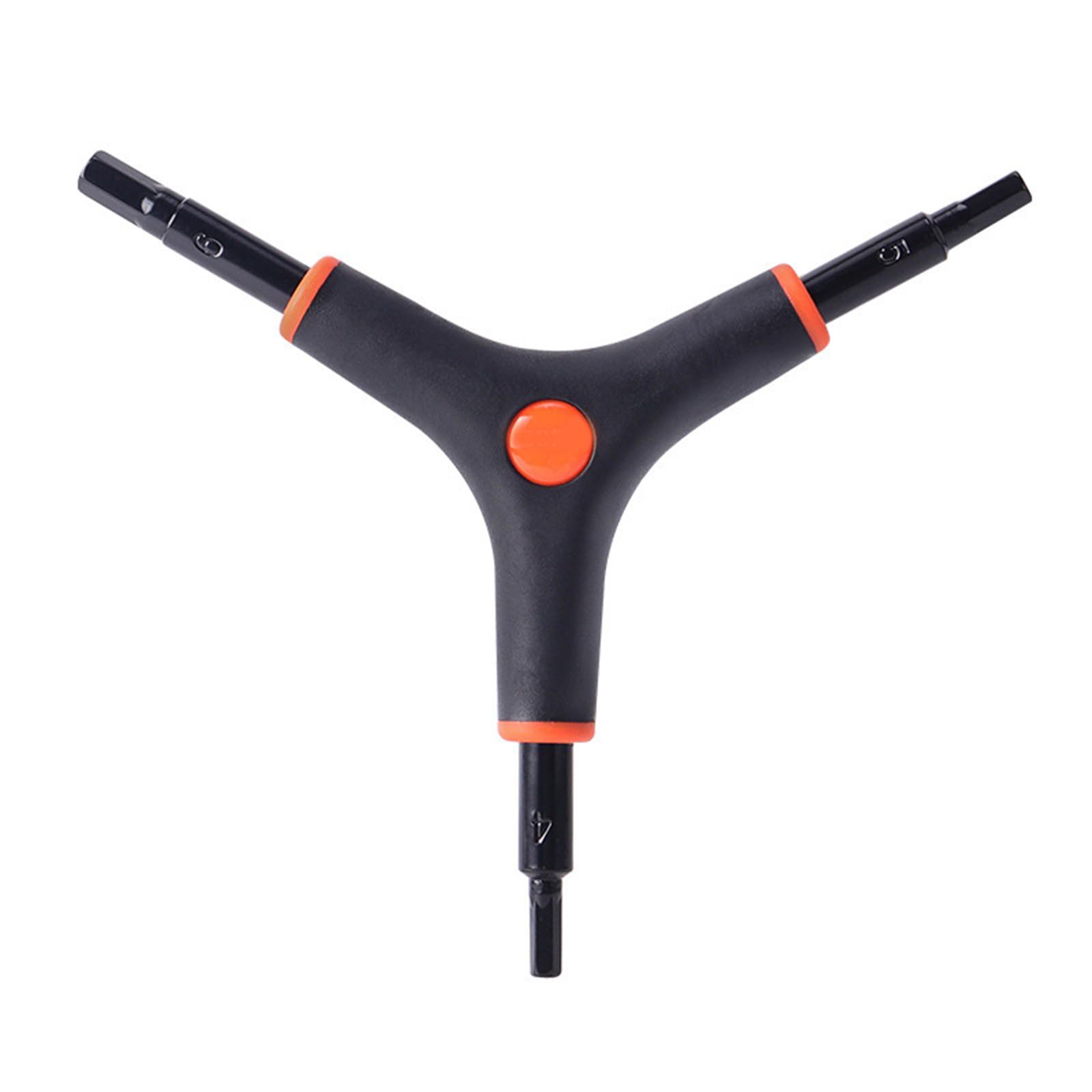 Beimus Strength Bicycles Repair Wrench 3 Way Y Type Hexagonal Wrench Wear Resistant Inner Hexagonal Spanner Y-Shape Bicycles Tool